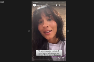 La cantante Aitana ha sido una de las personas que ha participado en la iniciativa.