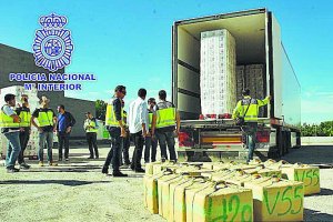 Decomiso del primer envío.