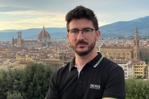 Juan Antonio Gallego  Guerrero, durante un reciente  viaje a Florencia.