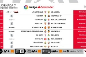 Jornada 7 en Primera División.