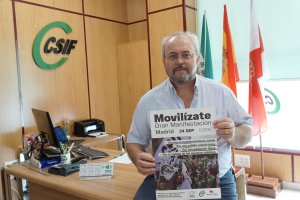 Juan Fernández Cabezas, presidente de CSIF Almería.