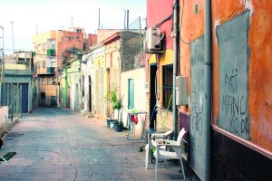 En las últimas semanas el Ayuntamiento ha tapiado seis viviendas de la calle Hércules.
