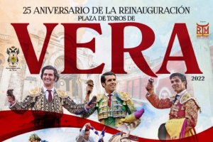 Detalle del cartel de la Feria Taurina.