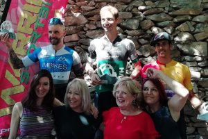 El podio final de una gran carrera.