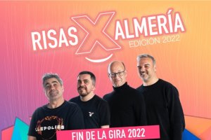 Imagen de los cuatro cómicos almerienses.