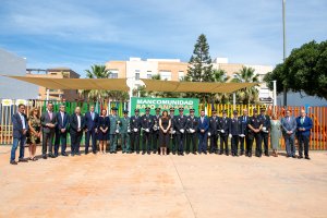 Foto de familia del acto celebrado en Pechina.