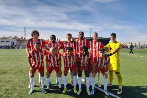 Los canteranos del UD Almería aprenden a perder.