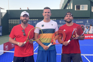 Los tres almerienses que han brillado en el Torneo Internacional de Touchtennis.