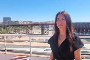 Rosario Soto, esta mañana en el Cable Inglés.