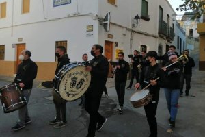 La popular Banda de Música Huécija-Alicún.