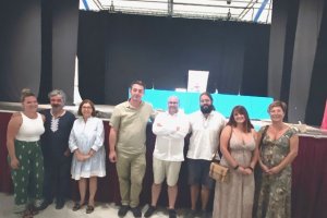 Responsables de las excavaciones en el yacimiento de Mojácar.