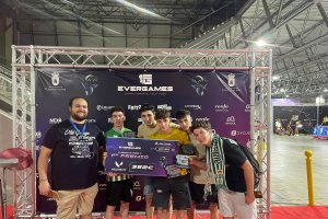 Ganadores provinciales del Torneo Valorant de Evergames en Roquetas de Mar.