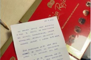 Carta dirigida al personal sanitario de Torrecárdenas.