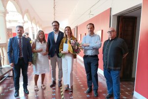 José Vélez, Teresa Cubero, Cristóbal Díaz, Gloria Pérez Siquier, Juan Manuel Martín y Antonio Jesús García.