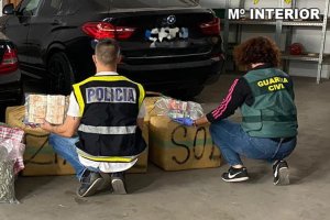 Agentes de ambos cuerpos en una operación anterior en Almería
