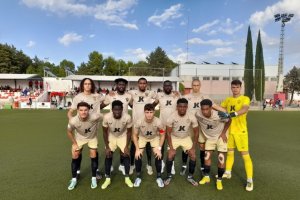 Los protagonistas de la última derrota del filial.