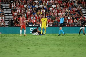 Fernando en el Almería-Osasuna.