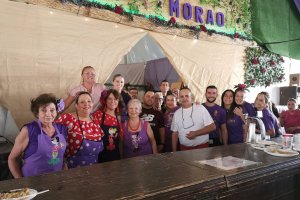 Los trabajadores de la Caseta del Paso Morao.