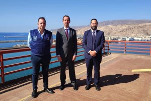 Visita del subdelegado del Gobierno en Almería, José María Martín.