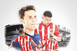 Con este montaje anunció el Almeria el partido ante el Betis.