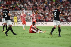 Ramazani en el partido ante Osasuna.