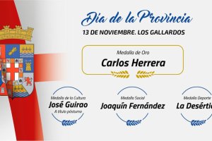 Estos son los galardonados por la Diputación Provincial de Almería.