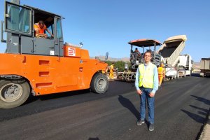 El subdelegado en su visita.