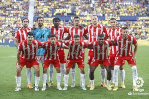 El once del Almería de Rubi.