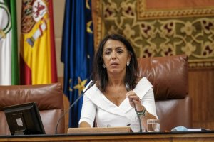 Marta Bosquet, en su etapa de presidenta del Parlamento andaluz.