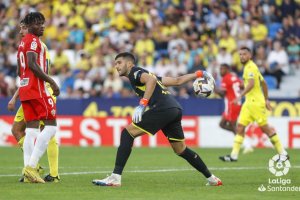 Una jugada del Villarreal-Almería.