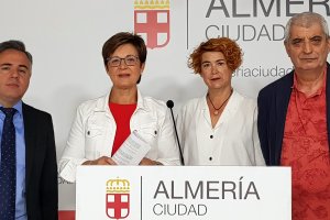 Antonio Ruano, Adriana Valverde, Amparo Ramírez y Eusebio Villanueva