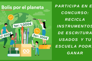 El concurso \"Bolis por el planeta\" de BIC y Terracycle premiará a los tres colegios que recojan la mayor cantidad de material para reciclar.