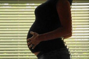 Imagen de archivo de un embarazo