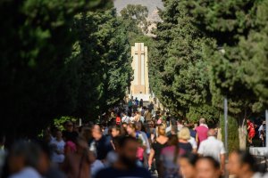 Vista general del interior del cementerio de San José en la capital