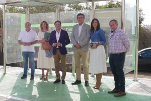 La delegada de Fomento y responsables del Consorcio y del Ayuntamiento de Adra.