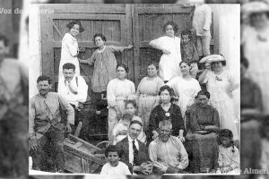 Corralón de José Díaz, situado en la calle del Inglés. Estaba dedicado a la crianza de cerdos y en él trabajaba toda la familia.