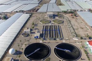 El agua tratada servirá para riego agrícola.