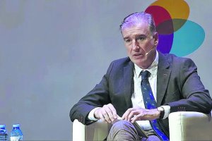 Francisco Giménez, director de las jornadas, durante una de sus intervenciones el año pasado en el Teatro Cervantes.