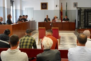 Panorámica de la sala de vistas en el juicio