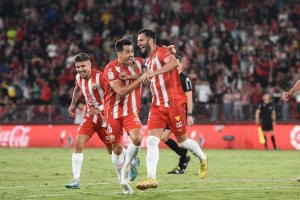 Baptistao fue el héroe de la noche marcando el único gol al Getafe.