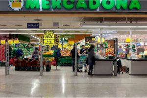 Imagen de archivo de un supermercado de Mercadona.