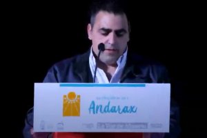 Víctor Compán, gerente de la granja ubicada en Almócita.