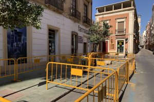 Obras entorno al Hospital Provincial.