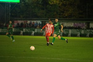 Ramazani en una de las jugadas del partido.