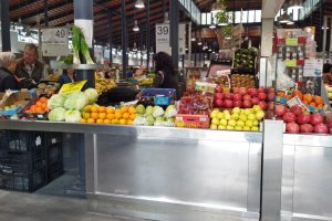 Uno de los puestos del Mercado Central.