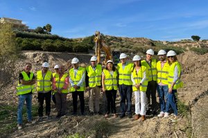 Carmen Crespo ha visitado esta semana las obras de restauración.
