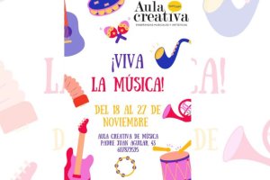 Aula Creativa de Música celebra el día de su Patrona con actividades para todas las edades.