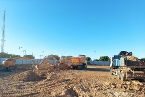 Imagen de la zona en la que se están realizando las obras.