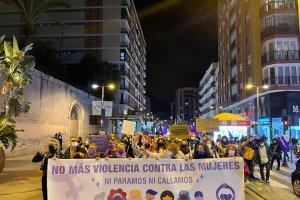 Movilización del 25N en Obispo Orberá el pasado año