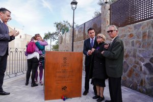 Inauguración de un parque que llevará el nombre de Maite Corral.